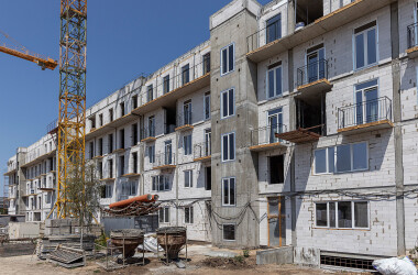 Rue Menars. Почали штукатурні роботи